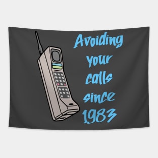 80s/90s Mobile Cell Phone Tapestry