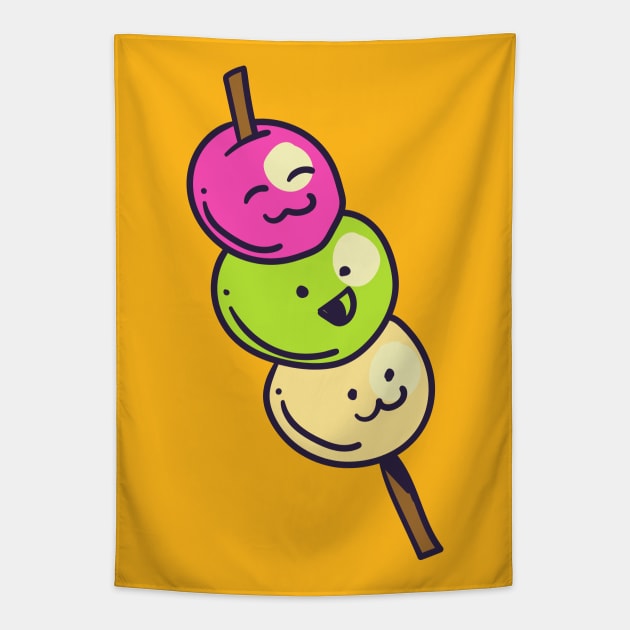 Dango Dumpy Tapestry by Brieana