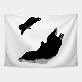 Inverted polar bears Tapestry