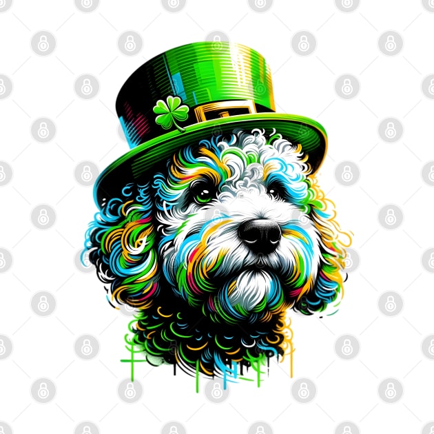 Pumi Embraces St. Patrick's Day Spirit in Graffiti Style by ArtRUs