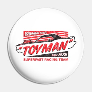 1975 - Toyman - Superfast Diecast Racer (White Edition - Worn) Pin