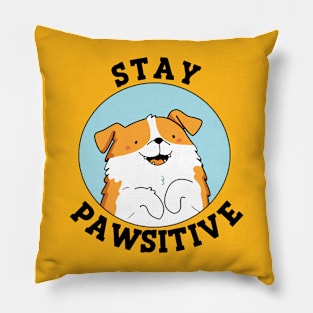 Stay Pawsitive Pillow