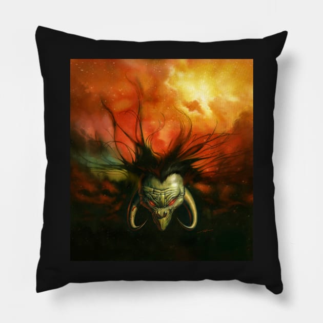 Demon Pillow by AlanLathwell