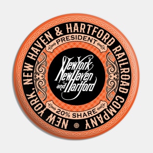 New York, New Haven and Hartford Railroad (18XX Style) Pin