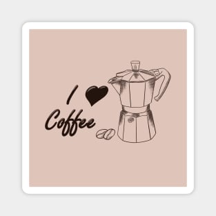 I love coffee Magnet