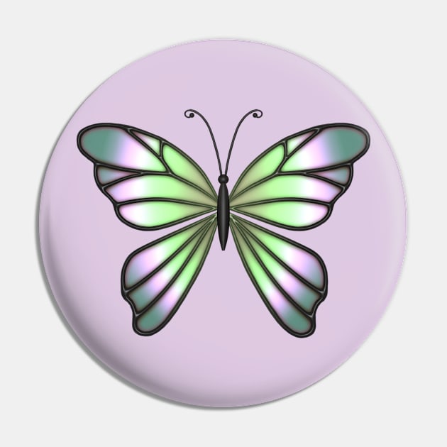 Butterflies Purple Pin by Samr Shop