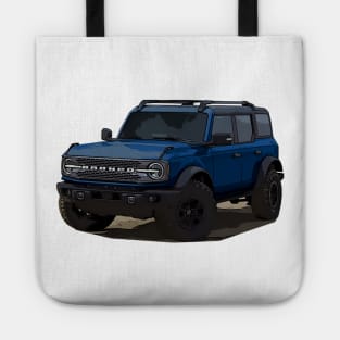 2021 Ford Bronco 4 Door Antimatter Blue Tote