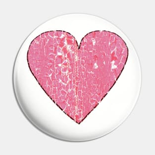 WORN OUT HEART Pin