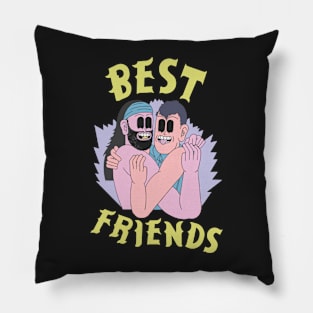 best friends love gay lgbt music hipster Pillow