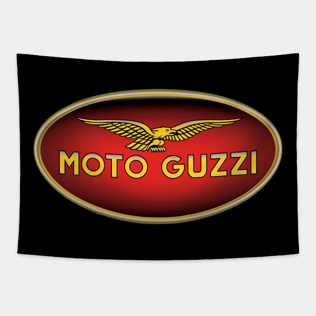 Moto Guzzi Classic (visit:  fmDisegno.redbubble.com for full range) Tapestry by fmDisegno