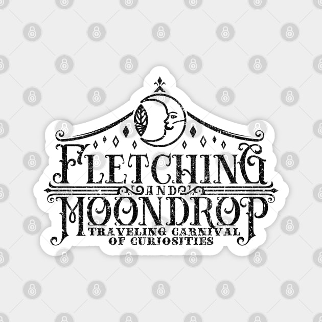 Fletching & Moondrop Traveling Carnival of Curiosities (Variant) Magnet by huckblade