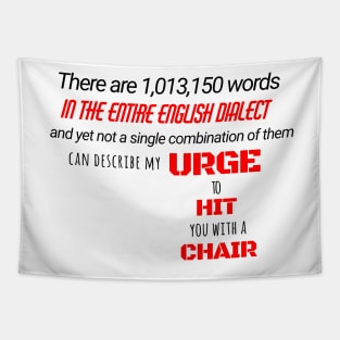 There are 1 million, 13 thousand words meme Tapestry