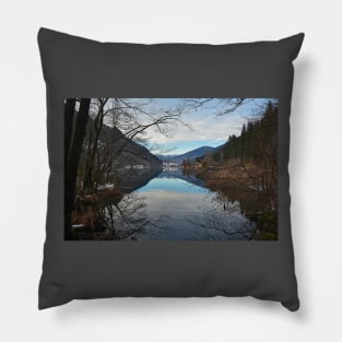 Afritzer See Lake in Carinthia, Austria Pillow