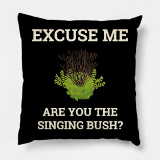 Three Amigos: Singing Bush Pillow