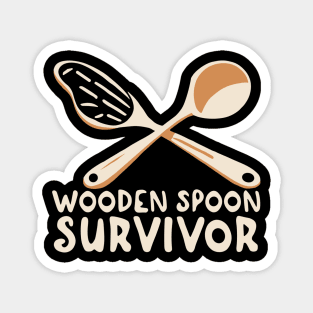 Wooden Spoon Survivor Magnet