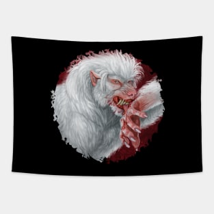 Albino Werewolf Tapestry