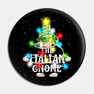 The Italian Gnome Christmas Matching Family Shirt Pin
