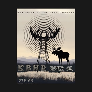 KBHR Moose Antenna Ad T-Shirt