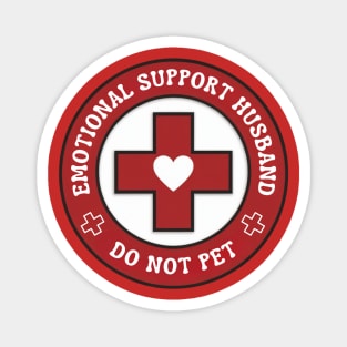 Emotional-Support-Husband-Do-Not-Pet Magnet