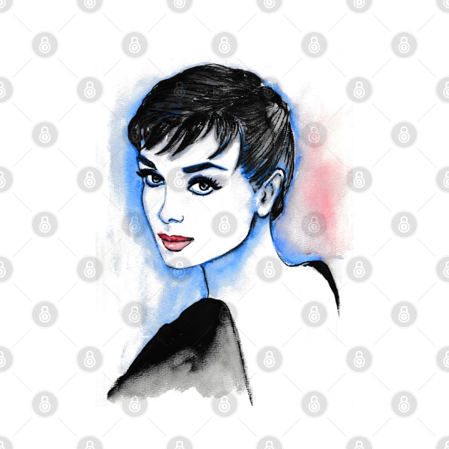 Audrey Hepburn by Svetlana Pelin