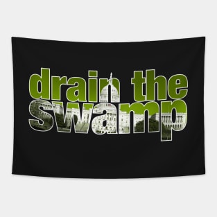 Drain the Swamp - End Government Corruption Tapestry