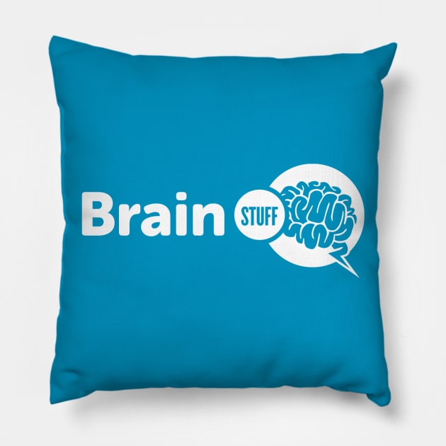 Retro BrainStuff Logo Pillow by BrainStuff