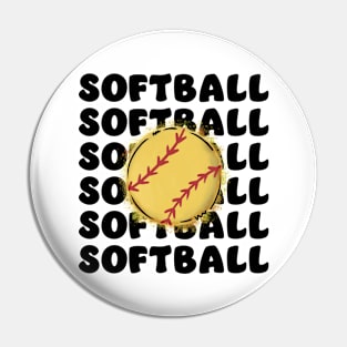 softball is my favorite season Pin