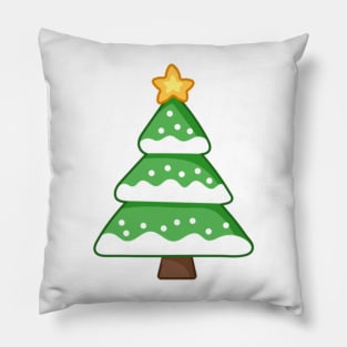 Christmas Tree With Snow Pillow