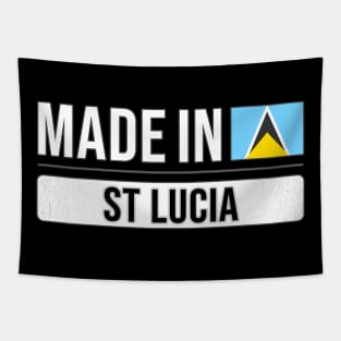 Made In St Lucia - Gift for St Lucian With Roots From St Lucia Tapestry