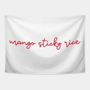 mango sticky rice - Thai red - Flag color Tapestry