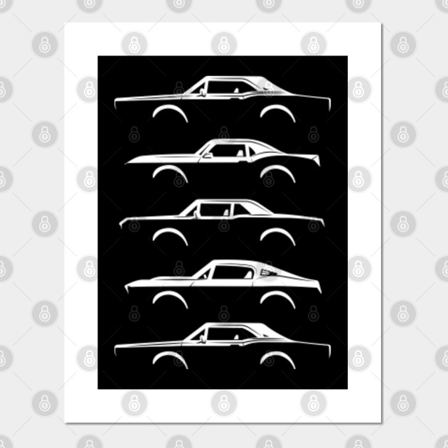 Old School Retro Classic Car Side Muscle Car Gifts For Car Lovers