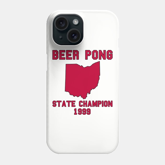 Vintage Ohio Beer Pong State Champion Phone Case by fearcity