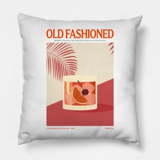 Old Fashioned Cocktail Pillow