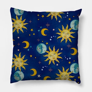 Vintage Celestial Pillow