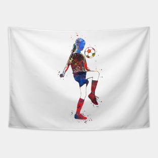 Soccer Player Tapestry