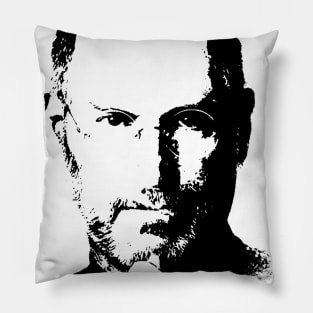 Steve Jobs Portrait Pillow