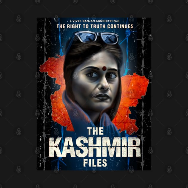 The Kashmir files Pallavi Joshi by SAN ART STUDIO 