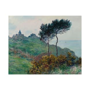 The Church at Varengeville, Grey Weather by Claude Monet T-Shirt