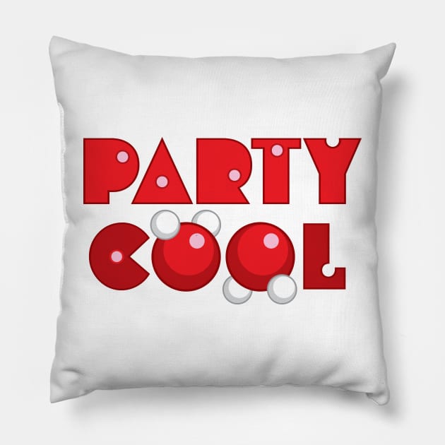 Party Cool Pillow by Brubarell