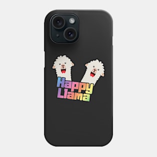 Happy Llama Rainbow Colorful Pride Friends Phone Case