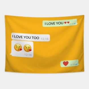 text love Tapestry