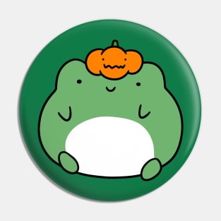 Pumpkin Frog Pin