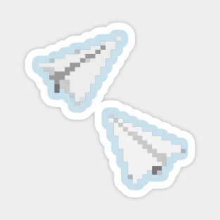 Paper Airplanes Pixel Art Magnet