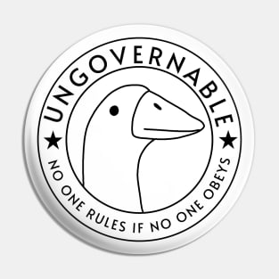 Become Ungovernable Pin