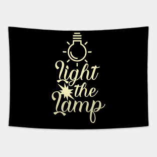 Light the lamp Tapestry