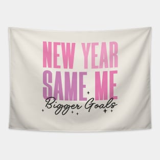 New Year, Same Me, Bigger Goals Tapestry