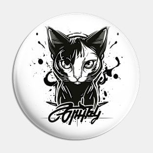 Graffiti Paint Cat Creative Inspiration Pin