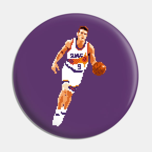 Dan Majerle Pixel Dribble Pin by qiangdade