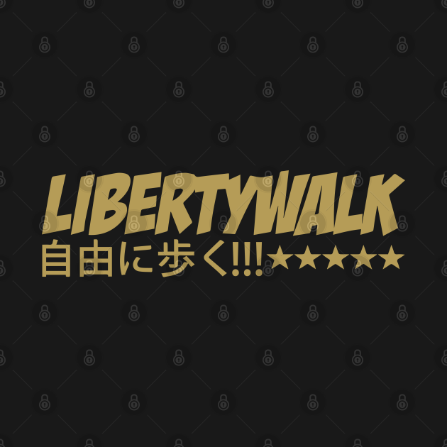Liberty Walk Logo with Japanese Characters Liberty Walk Long Sleeve