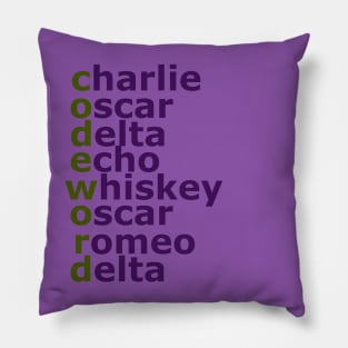 Code Word - Codeword Pillow